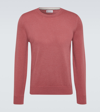 Brunello Cucinelli Cashmere Sweater In Lampone+nebbia