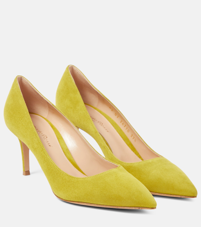 Gianvito Rossi Gianvito 70 Suede Pumps In Pistacchio