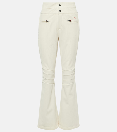 Perfect Moment High Waist Aurora Flare Pants In White