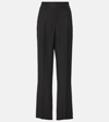 Brunello Cucinelli Twill Straight Pants In Nero