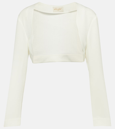 Rixo London Bridal Tahlia Shrug In Ivory