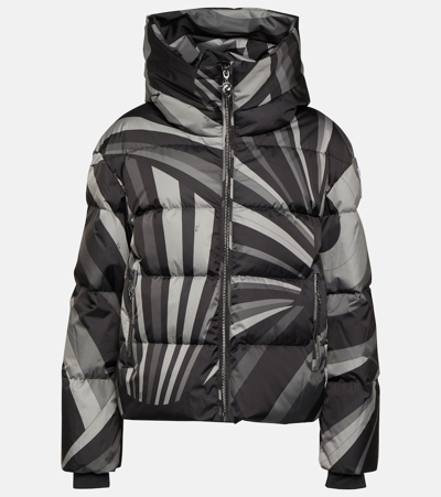 Pucci X Fusalp Printed Ski Down Jacket In Multicolour