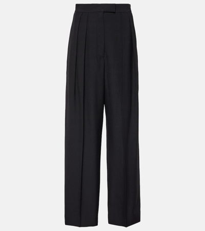 The Row Crissi High-rise Wide-leg Trousers In Night Sky