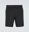 Tom Ford Black Swimsuit With Buckle On The Front In Tech Fabric Man In Black
