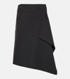 THE ROW BARTELLINA DRAPED CASHMERE MIDI SKIRT