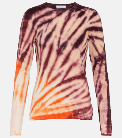 Gabriela Hearst Jameson Tie-dye Wool And Cashmere Sweater In Multicoloured