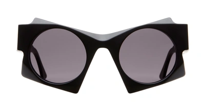 Kuboraum Mask U5 - Black Matte Sunglasses In Matte Black