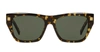 Givenchy Gv Day Square Sunglasses, 55mm In Havana/green Solid