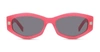 Givenchy Gv Day Geometric Acetate Oval Sunglasses In Pink