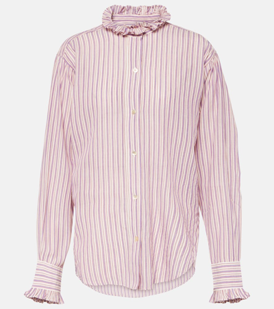 Isabel Marant Étoile Saoli Shirt In Lilac