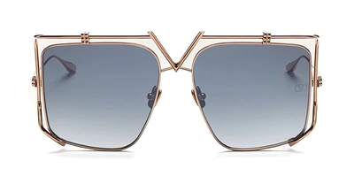 Valentino V-light - Rose Gold Sunglasses