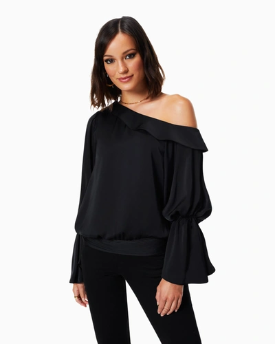 Ramy Brook Sammy Off-the-shoulder Top In Black