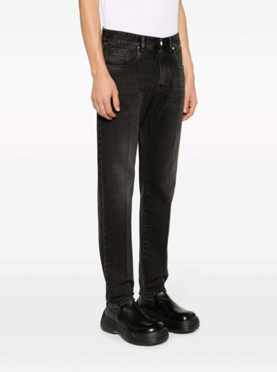 Fendi `new Reg` Denim Pants In Black