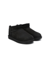 Ugg Black Classic Ultra Mini Boots In Black