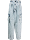 The Mannei Plana Tapered-leg Jeans In Blue