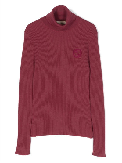 Gucci Kids' Ruby Red Wool Cardigan