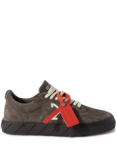 Off-white Vulcanized Low-top Trainers In Grey