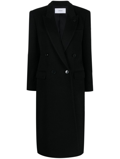 Lardini Coat In Black