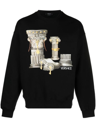 Versace Felpa-s Nd  Male In Black