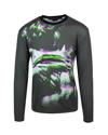 ANDERSSON BELL BLACK "LINYCIUS" T-SHIRT WITH MULTICOLOR PRINT
