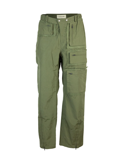 Andersson Bell Military Green Cargo Trousers In Khaki