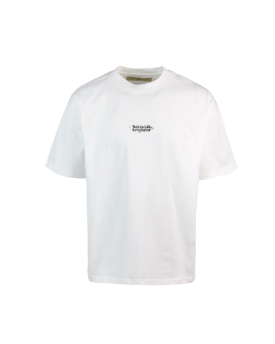 Untitled Artworks Logo Tee In White