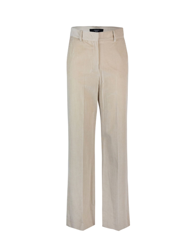 Weekend Max Mara Tania Ivory China Pants In 002ivory