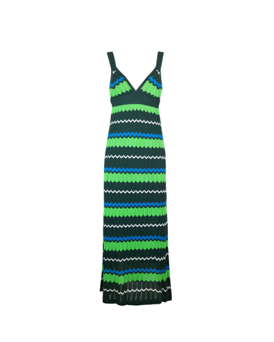 P.a.r.o.s.h Geometric Knit Dress In 822