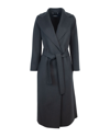 S Max Mara "poldo" Black Coat In Virgin Wool In 013black