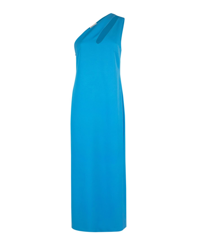 P.a.r.o.s.h Pilot Cut-out One Shoulder Maxi Dress In 32