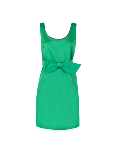 P.a.r.o.s.h Elegant Dress With Bow In 68