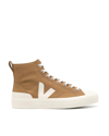 Veja Wata Ii Man Sneakers Camel Size 10 Recycled Polyester In Tabacco