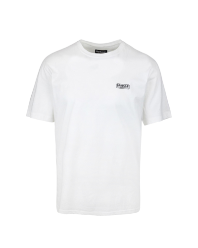 Barbour International Small Logo Mens T-shirt In Wh11