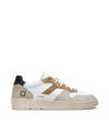 DATE SNEAKER COURT 2.0 VINTAGE CALF WHITE-NATURA