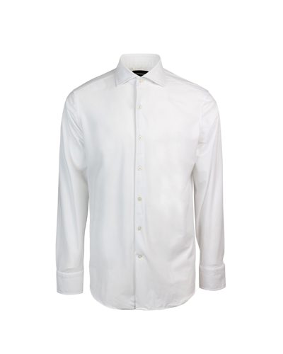 Emporio Armani Regular-fit Shirt In Stretch Cotton In 100