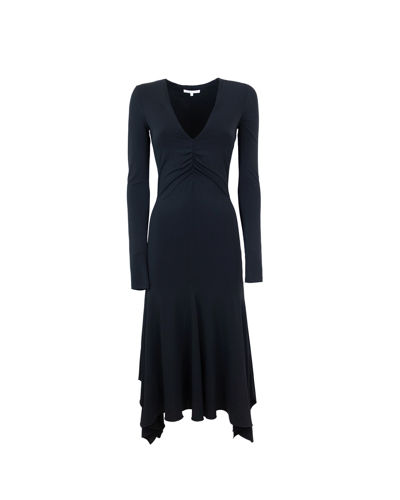 Patrizia Pepe Black Flowy Dress In K103nero