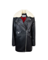 Stand Studio Black Kinsley Faux-leather Coat In 89900black