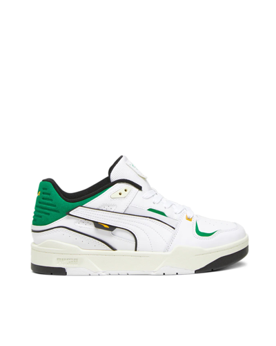 Puma Slipstream Bball Low-top Sneakers In 01white