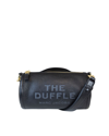 MARC JACOBS THE LEATHER DUFFLE BAG BLACK
