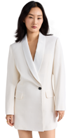Rag & Bone Femi Wool Tux Dress White 6 In White