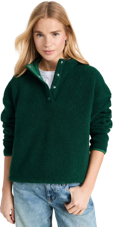 Outdoor Voices Megafleece Cropped Pullover Conifer Xs