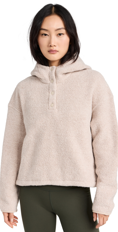Outdoor Voices Megafleece Cropped Pullover Oatmeal L