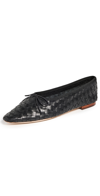 LOEFFLER RANDALL LANDRY WOVEN FLATS BLACK