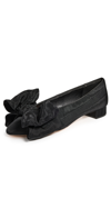 Loeffler Randall Noa Bow Flats Black 8.5 In Black