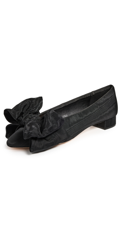 Loeffler Randall Noa Bow Flats Black 8.5