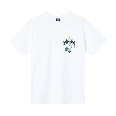 Pre-owned Stussy Psychedelic Tee 'white'