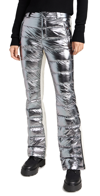 PERFECT MOMENT TALIA QUILTED PANTS SILVER HP FOIL