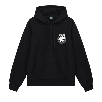 Pre-owned Stussy Beach Roots Hoodie 'black'