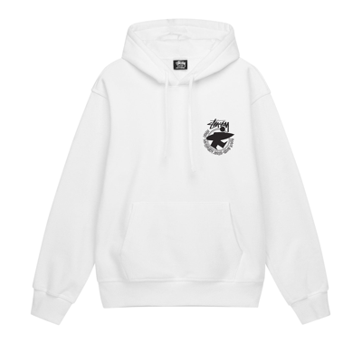Pre-owned Stussy Beach Roots Hoodie 'white'