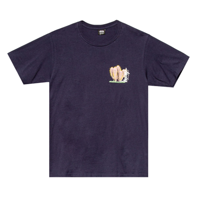 Pre-owned Stussy Desert Bloom Tee 'navy' In Blue